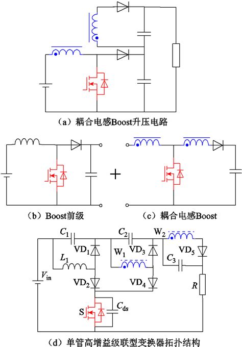 耦合电感倍压解耦磁集成高电压增益变换器