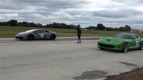 Calvo Motorsports Viper Breaks Loose Vs UGR Lambo YouTube