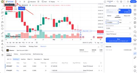 How To Use The Tradingview Interface To Trade Crypto On Binance Spot