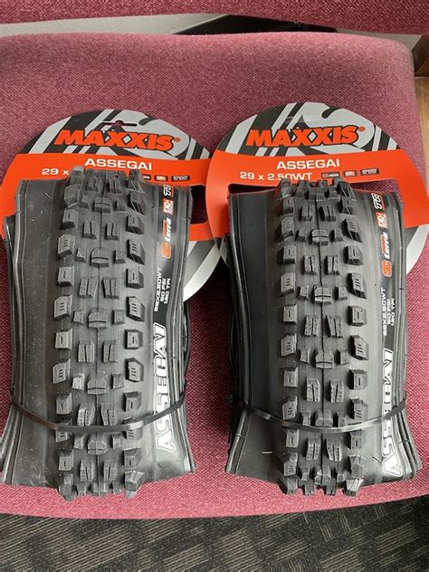 New Maxxis Assegai Wt C Exo Tr Tires X Pair For Sale