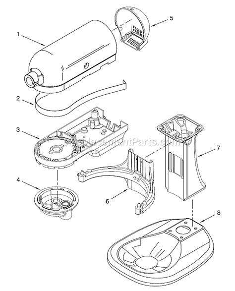 Kitchenaid Mixer Repair Parts Breakdown Besto Blog