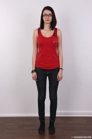 Innocent Looking Brunette With Glass Shows Of Perky Firm Xxx Dessert