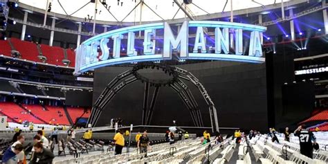 Wrestlemania 28 Stage Setup