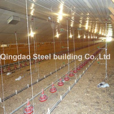 Prefab Light Steel Structure Poultry Farm Broiler Chicken House Poultry