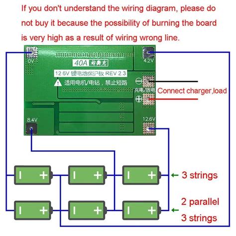 Detail Feedback Questions About 3s 40a Bms Lithium Battery Protection Board Enhanced Balanced