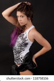 Beautiful Nude Multiracial Woman Wrapped Gold Stock Photo Shutterstock