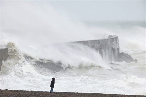 Storm Ciaran’s record-breaking winds whip across western Europe, leaving millions without power ...