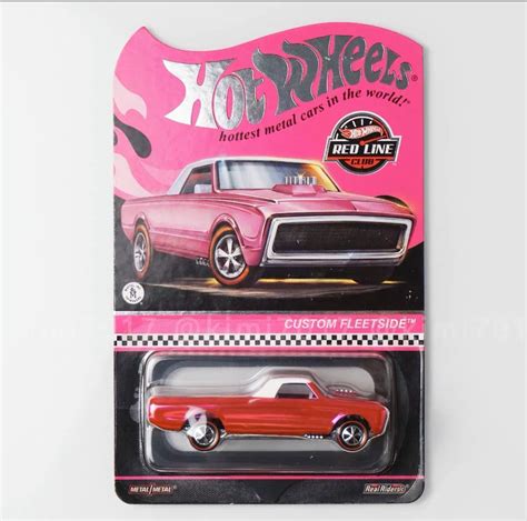 Hot Wheels Rlc Chevrolet Custom Fleetside Alloy Model Toysq