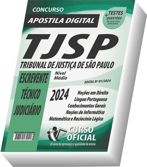 Curso Aprender Concurso TJ SP Novo Edital De Escrevente