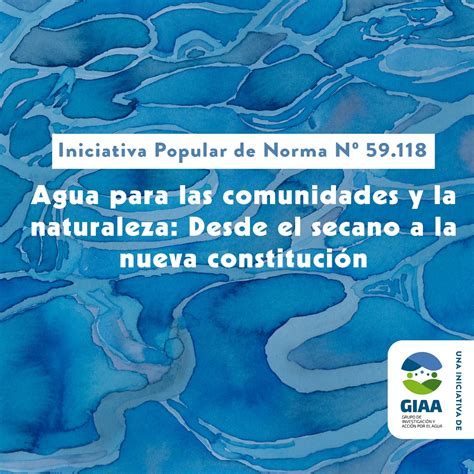 Presentan Iniciativa Popular De Norma Para Garantizar Derecho Al Agua