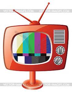 Вектор телевизор - рисунок в векторном формате