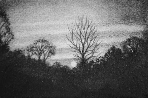 Art Black And White Charcoal Drawing On Arches Paper Etsy