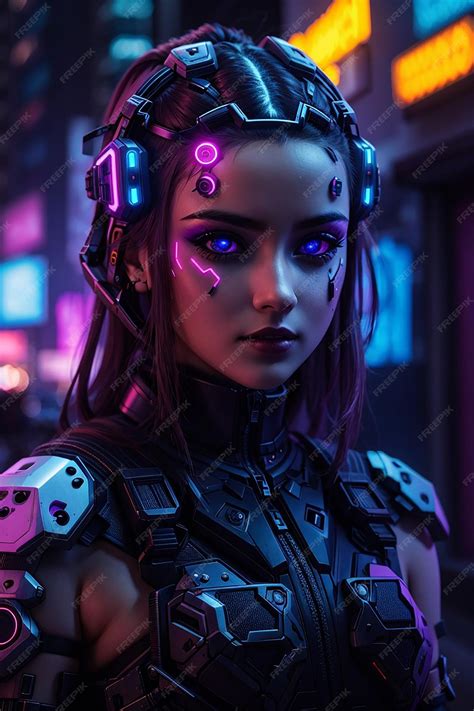 Premium Ai Image Cyberpunk Girl Beatiful Fullarmored From 3030