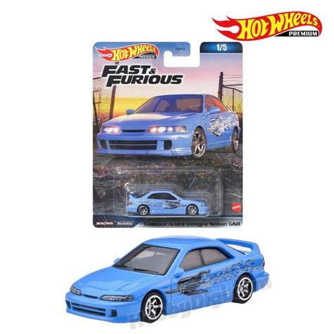 日版 Hot Wheels Premium 1 64 合金車 狂野時速 The Fast and the Furious Custom Acura Integra Sedan