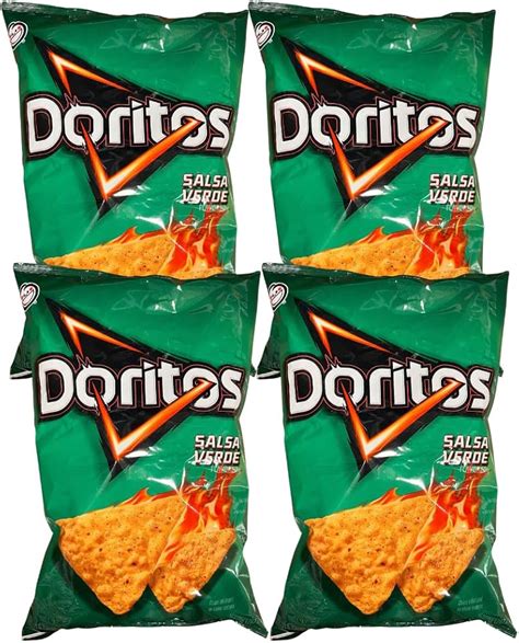 Doritos Salsa Verde Flavored Tortilla Chips Oz (Pack Of 2), 59% OFF