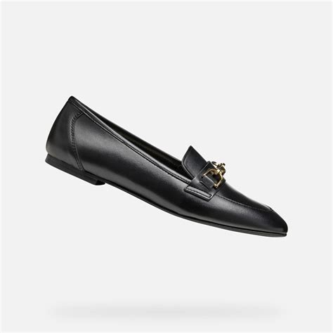 Women's Leather Loafers with Heel or Wedge | Geox