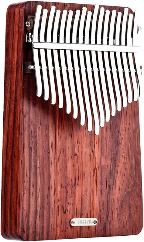 Seasky Kalimba Piano De Pulgar Madera De Acacia Con Martillo De