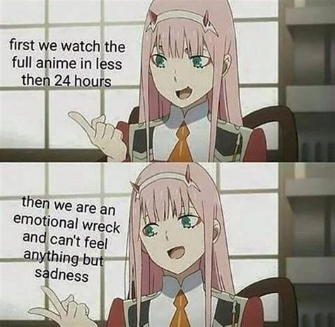 Zero Two Meme Template Meme Kocak