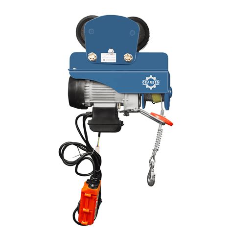 Мини электрическая таль передвижная GEARSEN PA 220 В, 125/250 кг, 12/6 ...