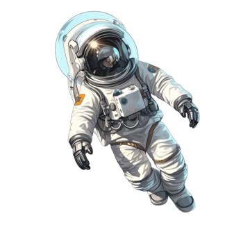 Realistic Astronaut Drawing