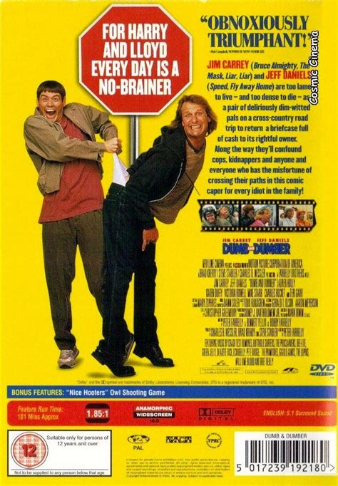 Amazon.com: Dumb and Dumber [Region 2] : Jim Carrey, Jeff Daniels ...