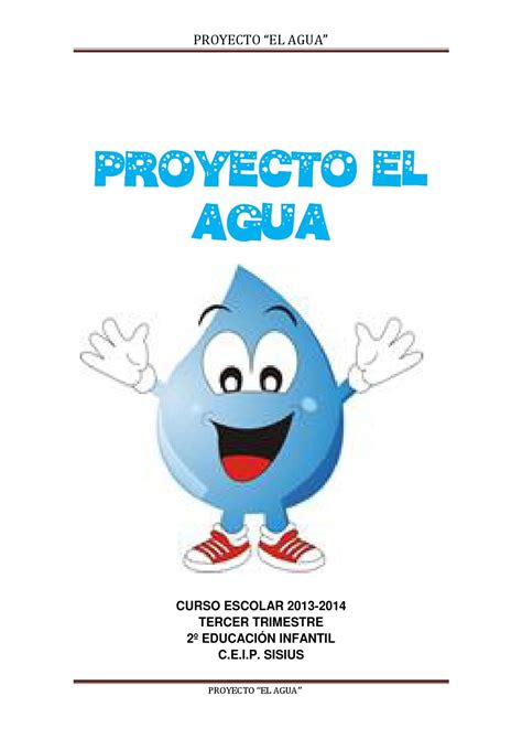 Proyecto El Agua By Bego A Azcon Saiz Issuu