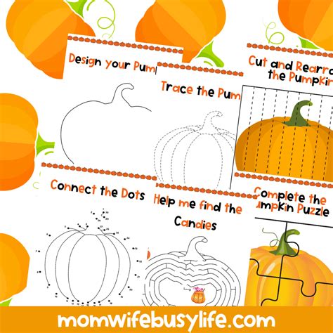 Toys And Games Learning And School Classroom Printable Pumpkin Activity