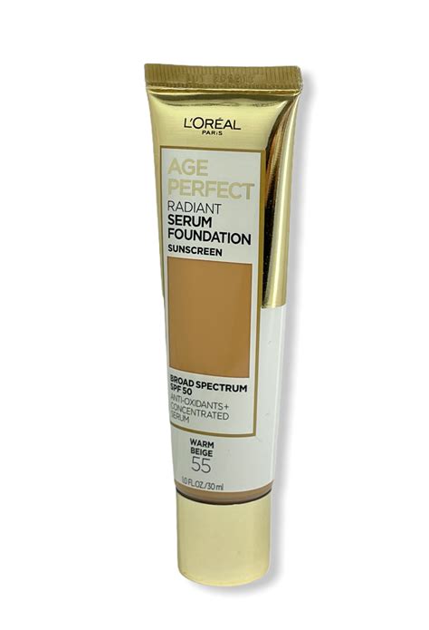 L Oreal Age Perfect Radiant Serum Foundation Sunscreen Spf Oz