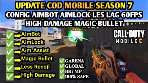 Update Cod Mobile Season Aimbot Aimlock Less Lag Fps Config