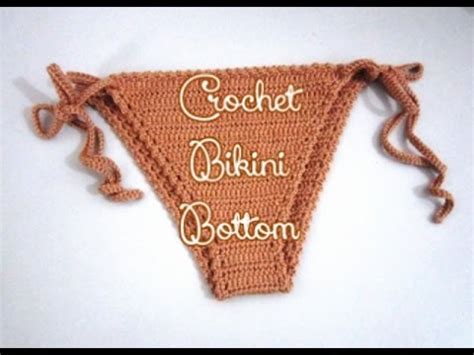 How To Crochet A Simple Bikini Bottom YouTube