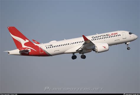 VH X4B QantasLink Airbus A220 300 BD 500 1A11 Photo By Victor Pody