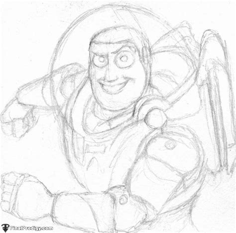 How To Draw Buzz Lightyear Toy Story Finalprodigy