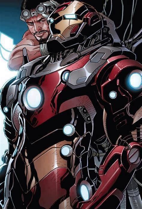 Tony Stark builds a suit (comics version) #Iron Man | Iron man comic, Iron man, Iron man armor