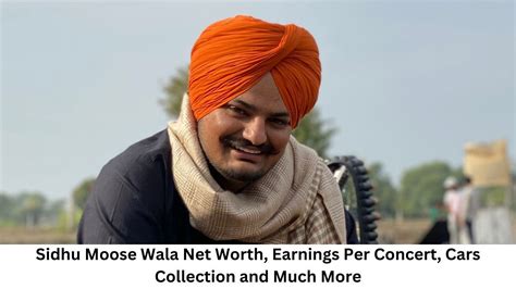 Sidhu Moose Wala Net Worth, Earnings Per Concert, Cars Collection and ...