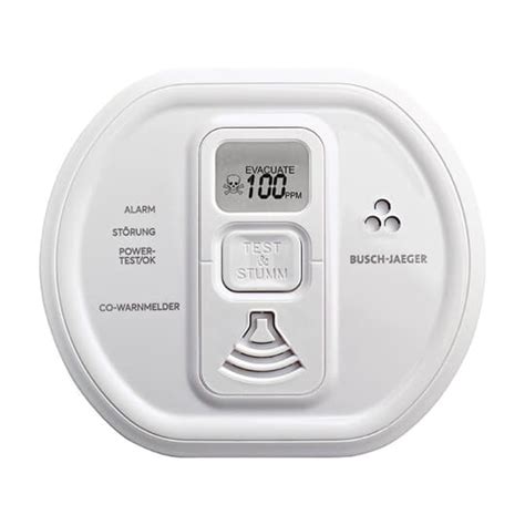 Busch Jaeger 6839 01 84 Busch CO Alarm Alarm Detector Carbon Monoxide