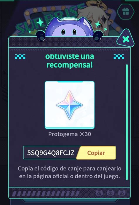 Código de protogemas del sorteo no sé si le funcione a alguien más