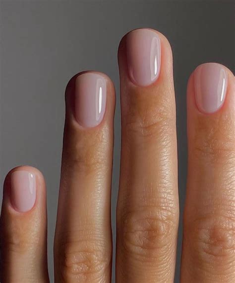 Best Nude Pink Press On Nails Short Square Short Fake Nails Glue On