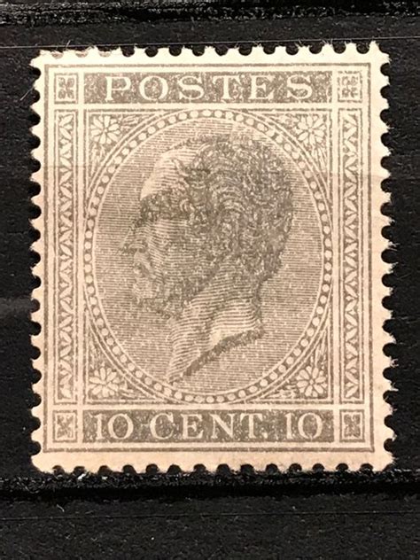 Belgium 1865 1866 Leopold II In Profile 10c Grey T15 Catawiki