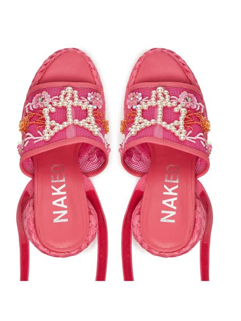 Naked Wolfe Sandały Bluebell Różowy Modivo pl