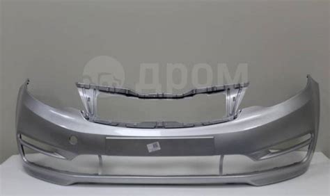 Купить Бампер передний KIA RIO 2015-2017 Sleek silver RHM (Серебристый ...