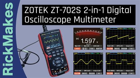 ZOTEK ZT 702S 2 In 1 Digital Oscilloscope Multimeter YouTube