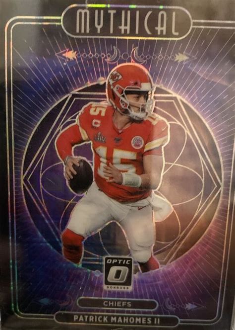 Patrick Mahomes II 2021 Optic Mythical Black Pandora MY 2 Price