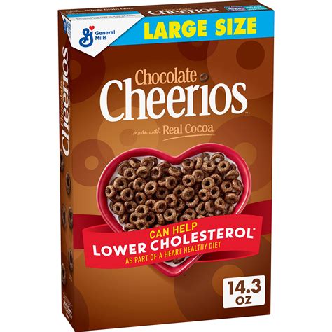 Chocolate Cheerios Heart Healthy Cereal, Gluten Free Cereal With Whole ...