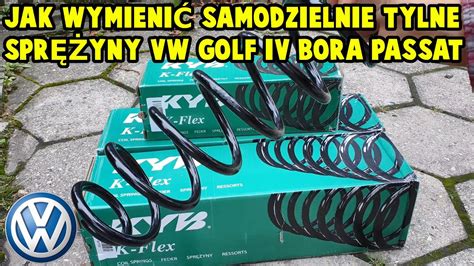 Wymiana sprężyn tył tylnych VW Golf IV Bora Passat B5 Seat Leon Toledo