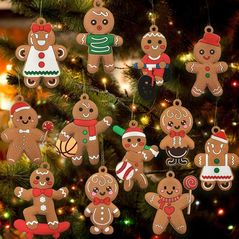 Nh Ng T Ng Gingerbread Christmas Decor Trang Tr Cho M A Gi Ng