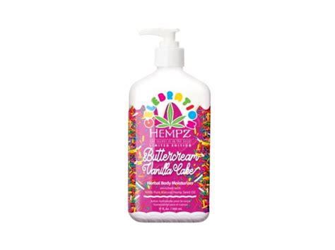 Hempz Celebration Buttercream Vanilla Cake Herbal Body Moisturizer 17 Fl Oz500 Ml Ingredients