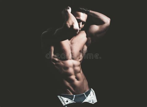 Shirtless Athletic Naked Guy Gay Body Male Bare Torso Eotic Man Stock Image Image Of Body