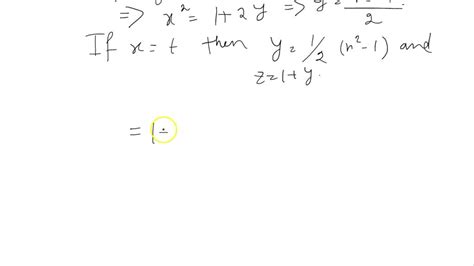 Find A Vector Function R T That Represents The Curve Of Intersection