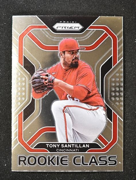 Prizm Baseball Rookie Class Rc Tony Santillan Cincinnati