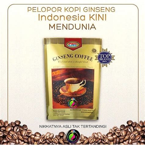 Jual Kopi Ginseng Ginseng Coffee Cni Isi Sachet Gram Terlaris